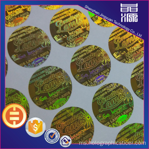 Label Keselamatan Anti-palsu Hologram 3D